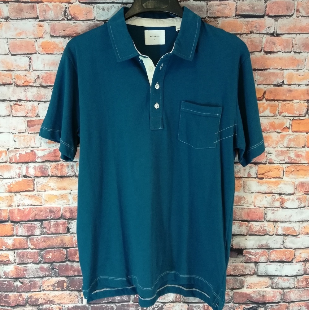 Billy Reid Men's Pensacola Polo Shirt Size Large